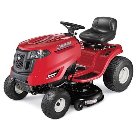 Troy Bilt Bronco 17 Hp Automatic 42 In Riding Lawn Mower With Mulching