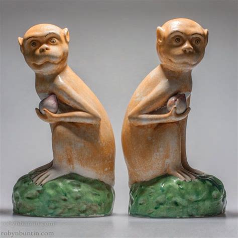 pair  monkeys   monkey chinese art chinese