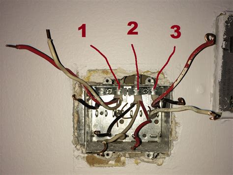 box   wires   switches controlling    light electrical diy