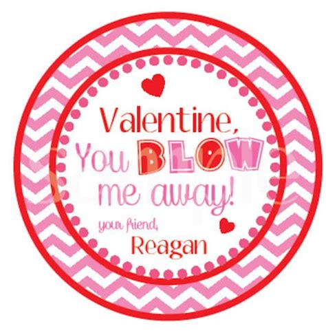 printable valentine  blow   favor tags  mlf