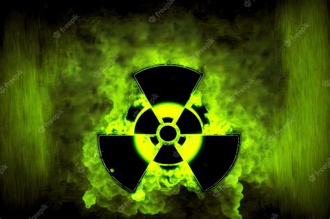 green radiation symbol