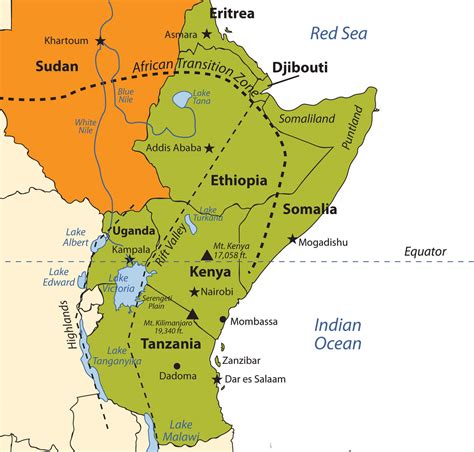east africa world regional geography