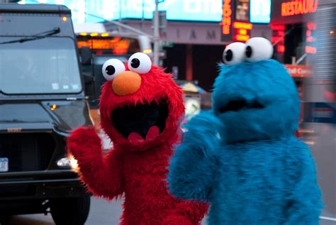 Elmo And Cookie Monster Sesame Street Characters Elmo