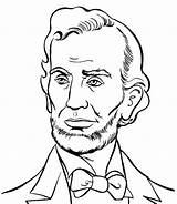 Coloring Lincoln Abraham Pages Printable Presidents Kids Comments sketch template