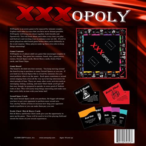 Galleon Xxxopoly Adult Board Games By 3dp Fusion