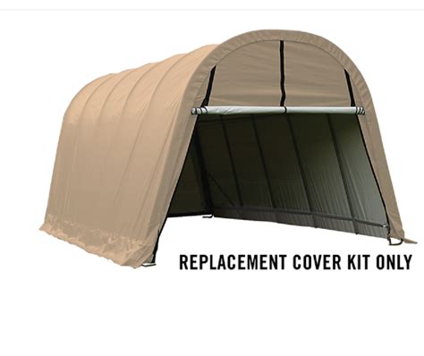 shelterlogic replacement cover kit  xx  oz pvc tan
