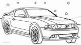 Mustang Coloring Pages Ford Para Colorear Kids Printable Drawing Sheet Car Dibujo Cars Cool2bkids Sheets Race Print Choose Board sketch template