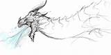 Dragon Frost sketch template