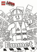 Lego Coloring Pages Kids Movie Sheets Emmet Colouring Pokemon Printable Books Cool sketch template