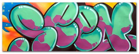 graffiti artist  classic bubble  aerosol  canvas dirtypilot