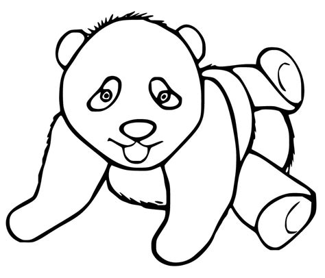 cute baby panda coloring page  printable coloring pages  kids
