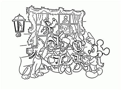 coloring pages disney christmas coloring home