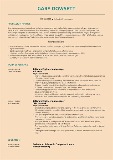 engineering manager resume   resume examples