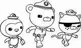 Coloring Octonauts Pages Cartoons Johnny Lorax Test Kids sketch template