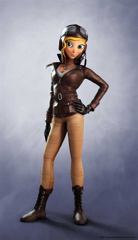 Pin By David Fulton On Character Design 3d Cartoon Characters Girl