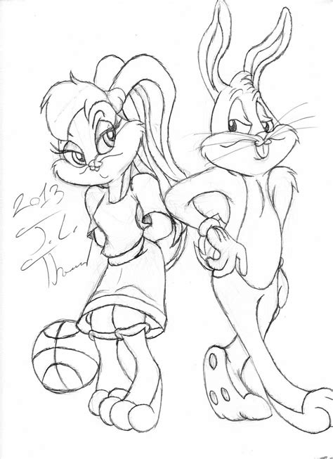 Bugs Bunny And Lola Bunny By Jcthornton On Deviantart
