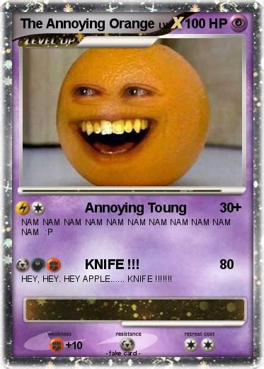 pokemon  annoying orange   annoying toung  pokemon card