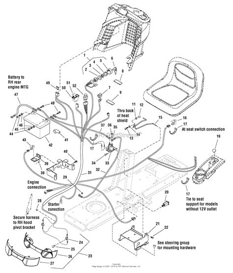 snapper  lt  hp lawn tractor lt series parts diagram  electrical group