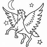 Unicorn Coloring Printable Pages Winged Usable Baby Azcoloring Via sketch template