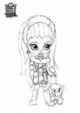 Monster High Ausmalbilder Baby Coloring Malvorlagen Animation Movies Abbey Zum Bominable Ausdrucken Pages sketch template