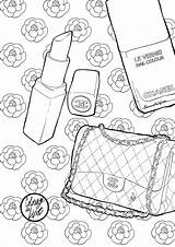 Coloring Pages Makeup Chanel Printable Print Spa Colouring Adult Coloriage Coco Drawing Color Barbie Coloriages Getcolorings Getdrawings Books Cosmetic Pubs sketch template