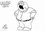 Peter Griffin Pages Coloring Guy Family Template sketch template