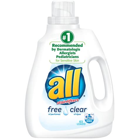 liquid laundry detergent  clear  sensitive skin  fluid