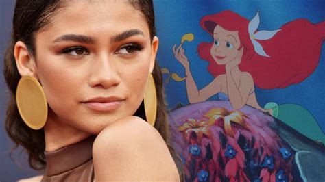 zendaya rumored to be ariel in disney s the little mermaid — how to be a redhead