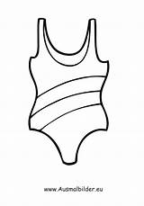 Badeanzug Ausmalbild Ausdrucken Malvorlagen Socken sketch template