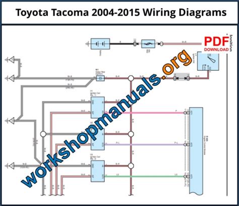 toyota tacoma workshop repair manual