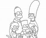 Simpsons Coloring Pages Characters Simpson Print Family Drawings Drawing Marge Colouring Homer Printable Book Cartoon Getcolorings Clipart Getdrawings Colorings Color sketch template