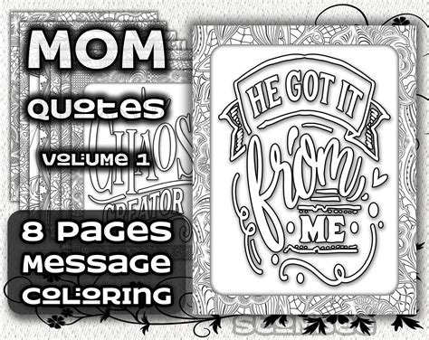 funny mom quotes adult coloring pages adult coloring books coloring