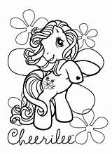 Pony Cheerilee sketch template