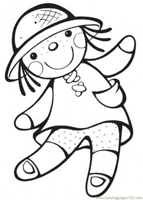 doll coloring pages getcoloringpagescom