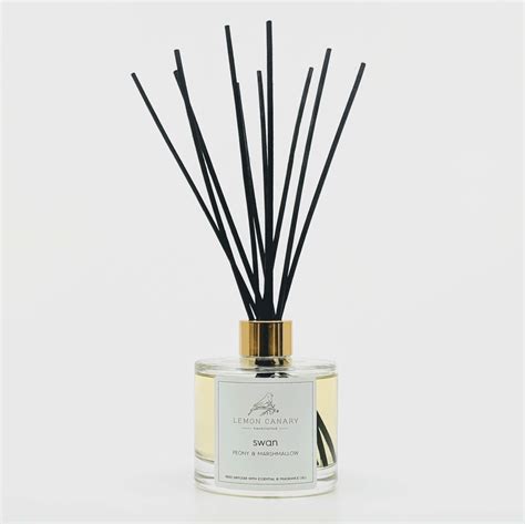 essential oil reed diffusers  scents eco plant base lemon canary