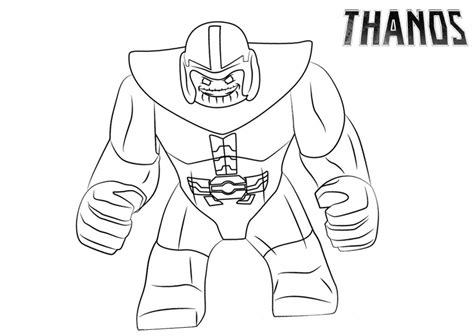 thanos coloring page coloring page  kids coloring home