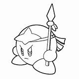 Kirby Coloring Pages Mad Yo Weapon sketch template