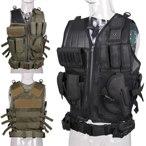 military tactical vest army hunting molle airsoft vest outdoor body