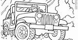 Rubicon Jeep Coloring sketch template