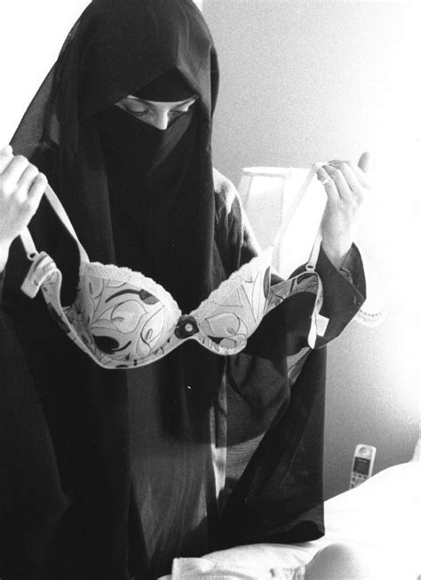 photo of muslim woman wearing face veil while holding bra stirs controversy the star