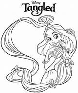 Rapunzel Kleurplaat Prinsessen Tangled Dibujo Prinses Princesas Omnilabo Downloaden Enredados sketch template