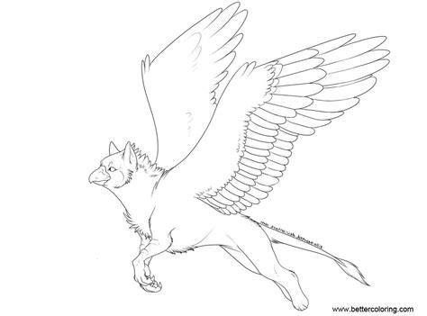 griffin coloring pages  zillastar  printable coloring pages
