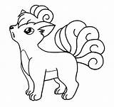Vulpix Coloring Pages Pokemon Lineart Tail Shifting Shape Espeon Deviantart Born Splits Printable Colouring Mind Control Has Umbreon Drawings Line sketch template