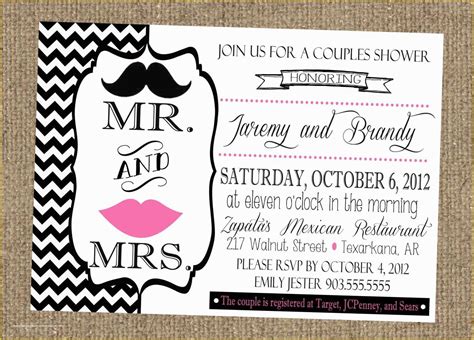 couples wedding shower invitations templates free of how to host the