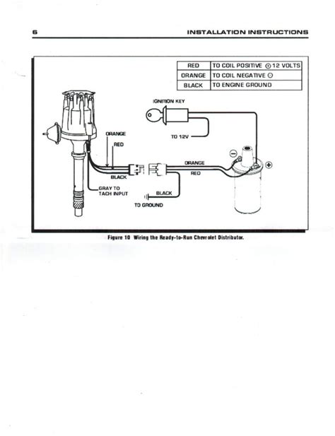 engine distributor diagram