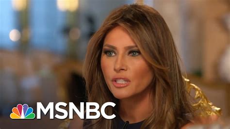 Melania Trump On Her Life Marriage And 2016 Morning