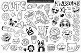 Grunge Doodle sketch template