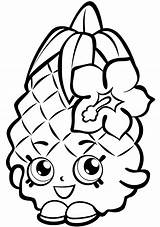 Coloring Pages Shopkins Shopkin Colouring Food Printable Sheets sketch template
