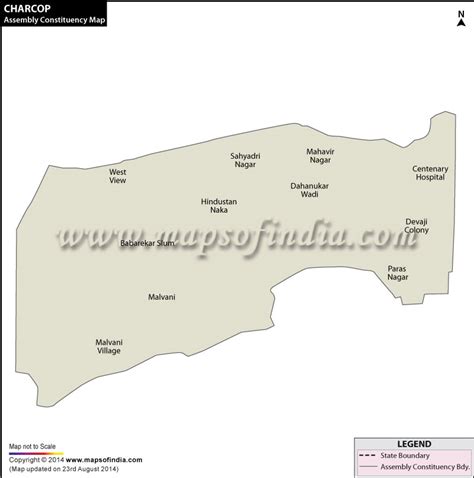 charkop assembly vidhan sabha constituency map and