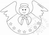 Angel Template Paper Coloring Christmas Reddit Email Twitter sketch template